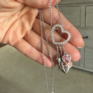 Elegant Swarovski Heart Pendant Necklace
